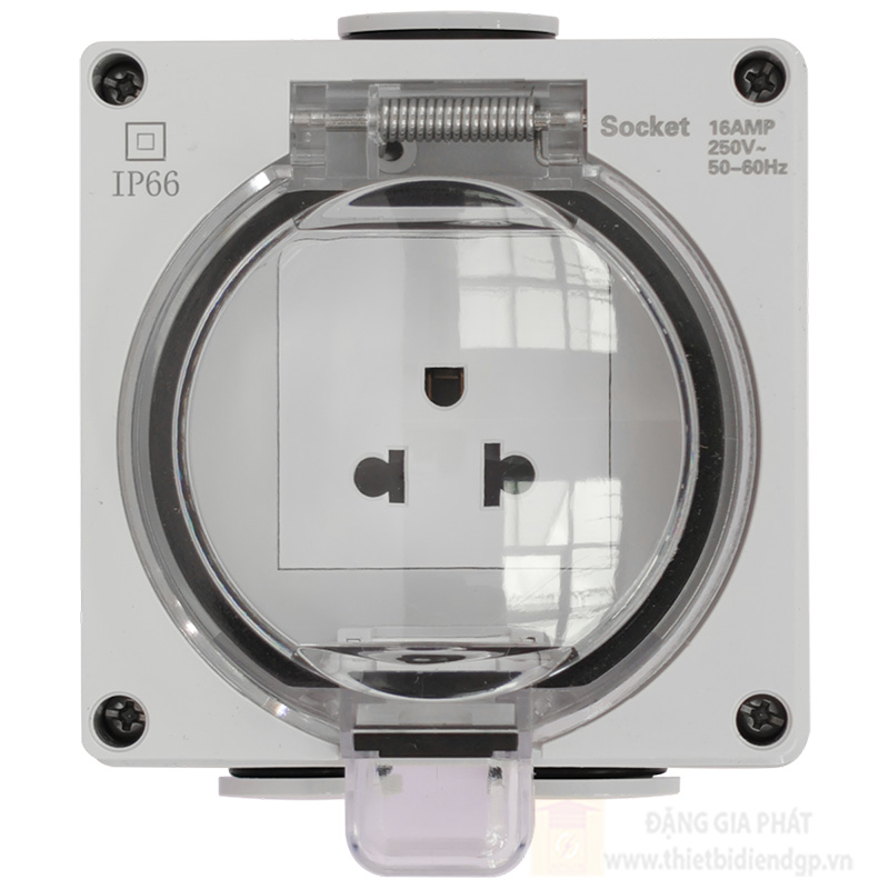 Ổ cắm 3 chấu Duhal chống thấm IP66 AM