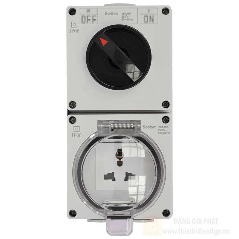 Ổ cắm đa năng và công tắc xoay Duhal chống thấm IP66 US