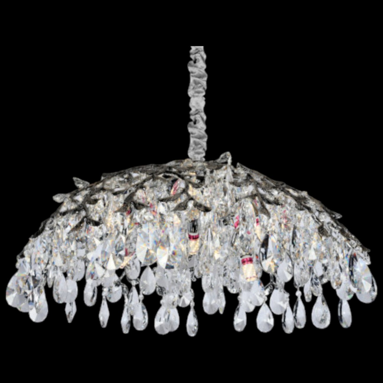 Đèn chùm pha lê Andora ĐT-5882/600 - Ø600*H300 + 500 - E14*6