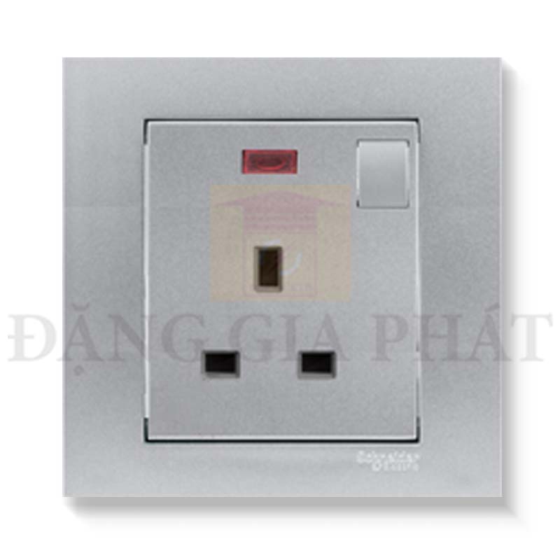 13A 1 Gang Switched Socket With Neon