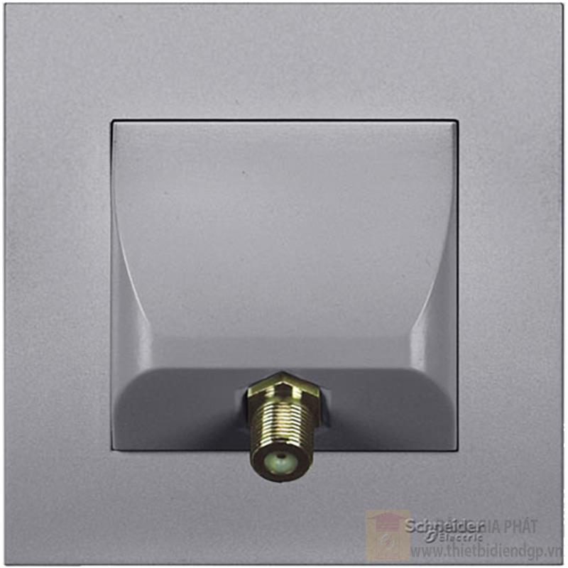 Bộ ổ cắm Tivi đơn Gang Cable TVF Connector