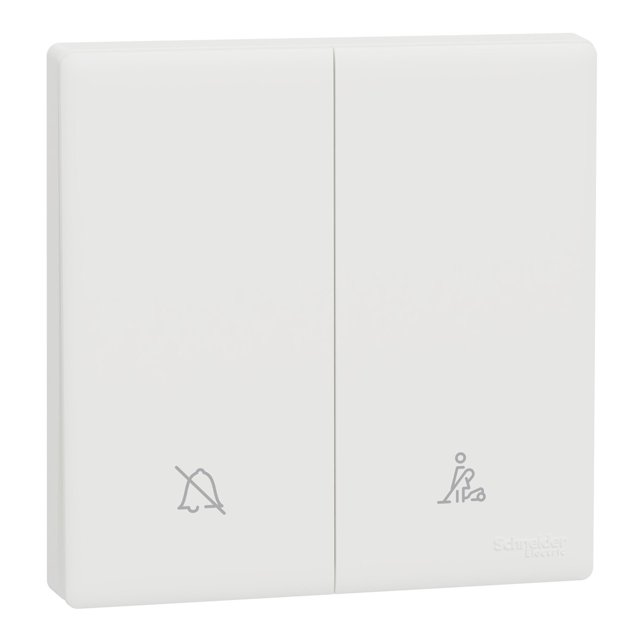 Bộ công tắc "không làm phiền", "xin dọn phòng" Schneider KBN32DMS_WE