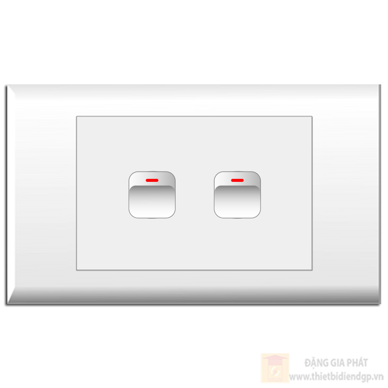 Bộ 2 Công tắc 1 chiều (E18S2X; E18S12M x2) LIOA