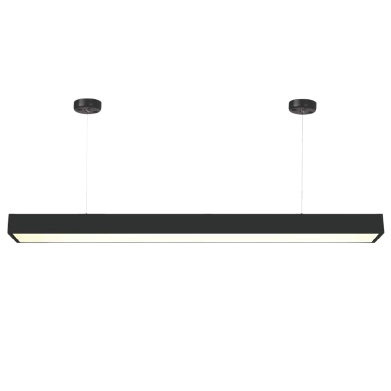 Đèn led tube Hufa L1200*W70*H40-36W vỏ đen, ánh sáng trắng, vàng