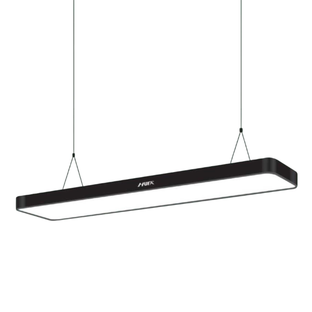 Đèn led Hufa L1200*W200*H60-36W vỏ đen, ánh sáng trắng, vàng