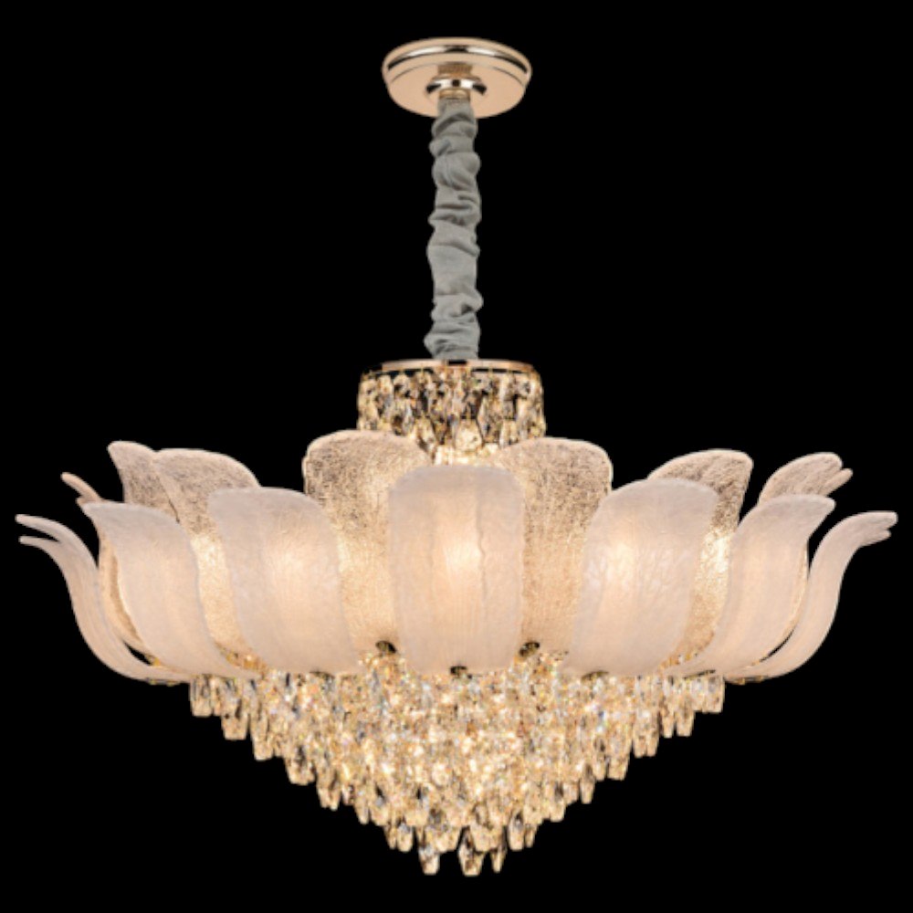 Đèn chùm pha lê Andora Ø950*H540+500 - E14*27 - Pha Lê K9