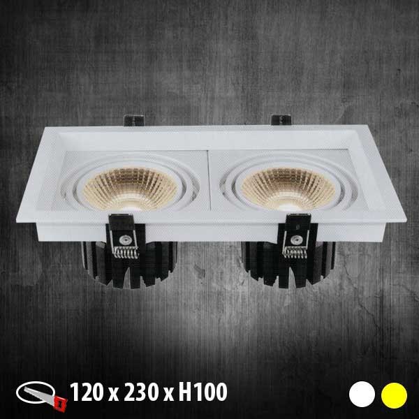 Đèn Led Âm Trần LA-194 COB 12W x 2