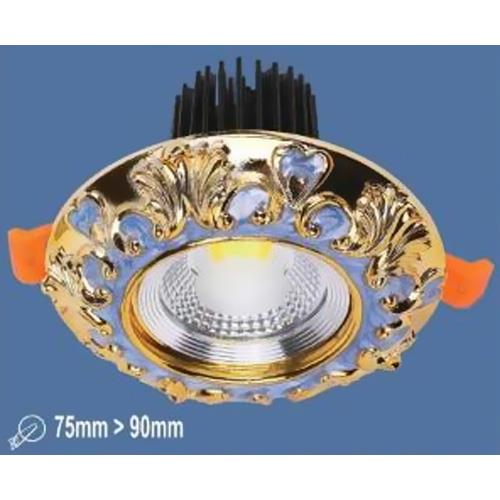 Đèn downlight âm trần cao cấp led 10W, Ø110*H70mm, khoét lỗ Ø75mm > Ø90mm