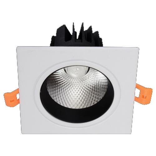 Đèn âm trần vuông chiếu điểm Ø140*H105 - COB 12W, Khoét Lỗ Ø120