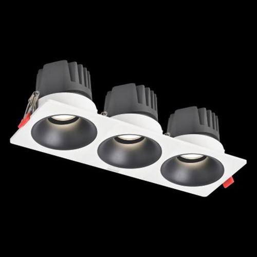 Đèn âm trần vuông L247*W88x H89 - COB 12W*3 - Khoét lỗ L240*W75 - ánh sáng trắng/ vàng/ trung tính