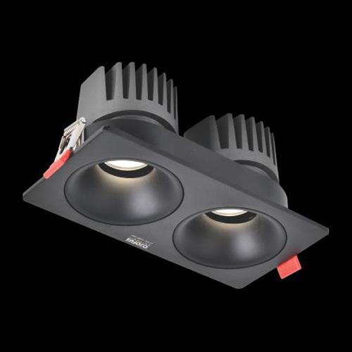 Đèn âm trần vuông L168*W88x H89 - COB 12W*2 - Khoét lỗ L160*W75 - ánh sáng trắng/ vàng/ trung tính