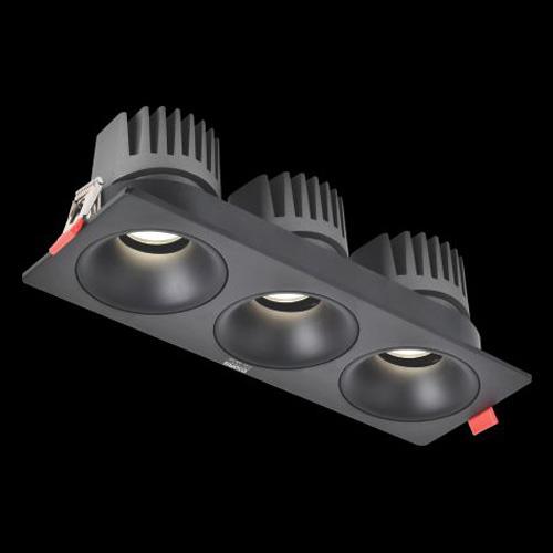 Đèn âm trần vuông L247*W88x H89 - COB 12W*3 - Khoét lỗ L240*W75 - ánh sáng trắng/ vàng/ trung tính