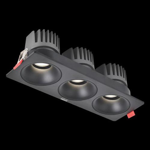 Đèn âm trần vuông L318*W115*H83 - COB 20W*3 - Khoét lỗ L300*W95 - ánh sáng trắng/ vàng/ trung tính