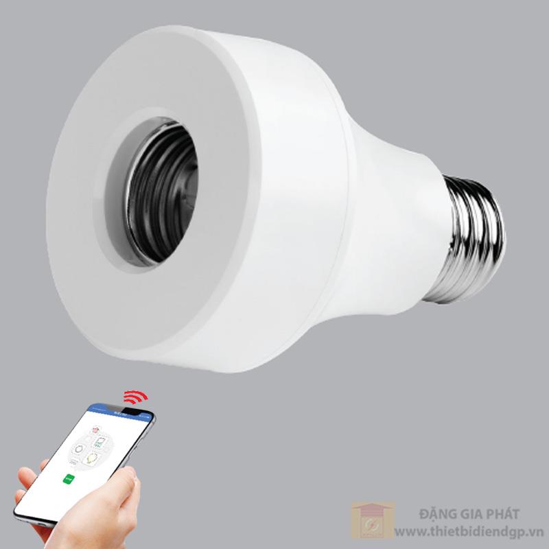 Đui đèn chuyển bóng đèn thường thành bóng Smart E27
