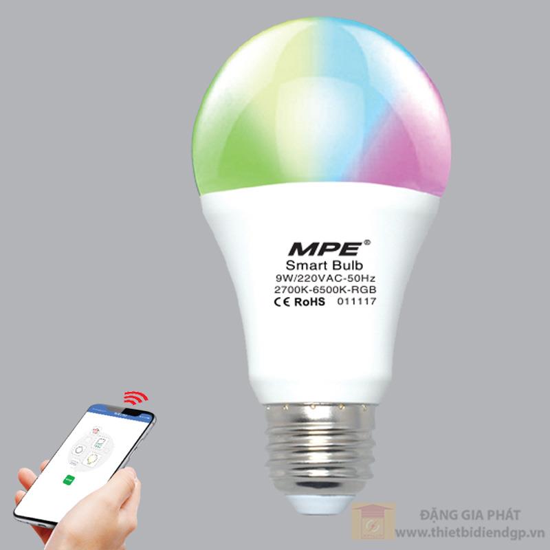 Đèn Led bulb MPE smart wifi 9W