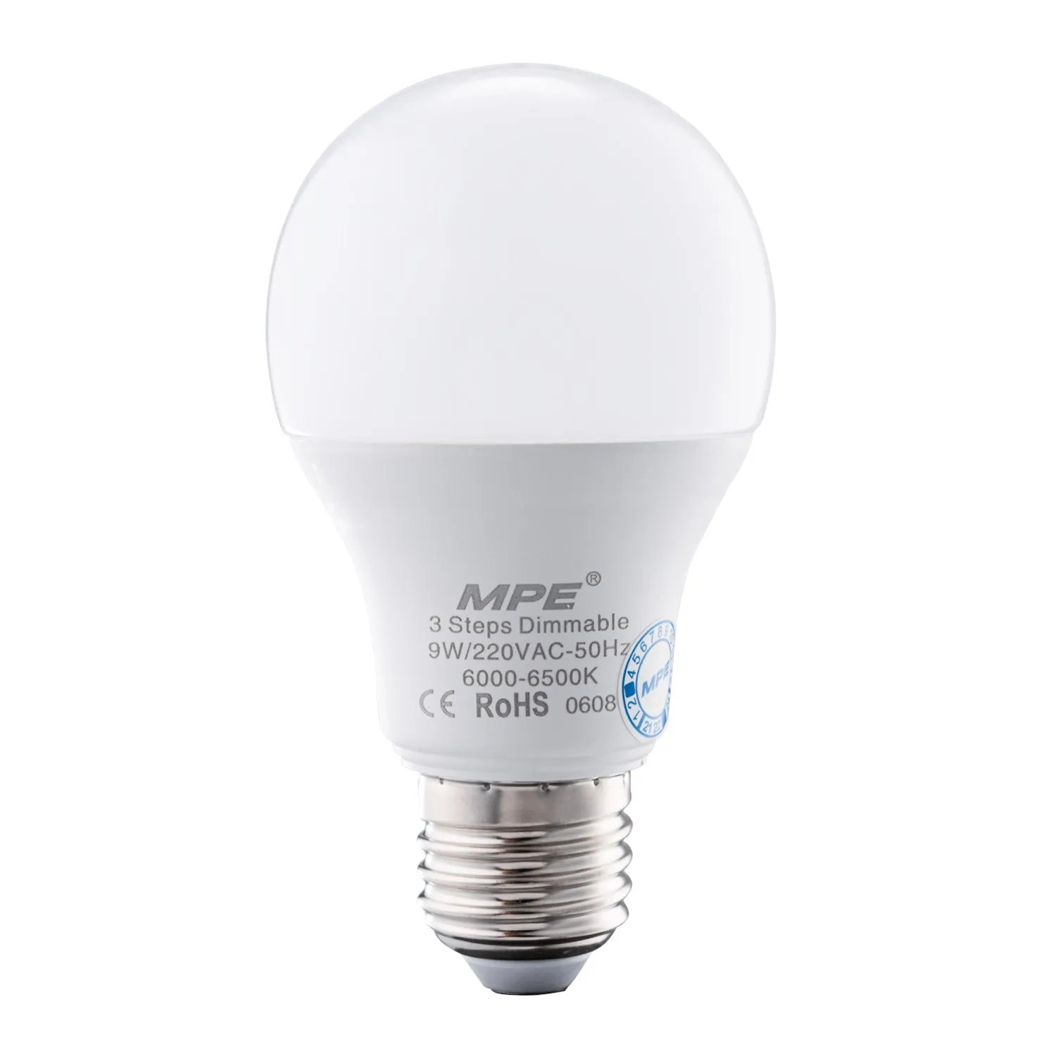 Bóng đèn LED Bulb MPE sử dụng Dimmer 9W (3 mức sáng)