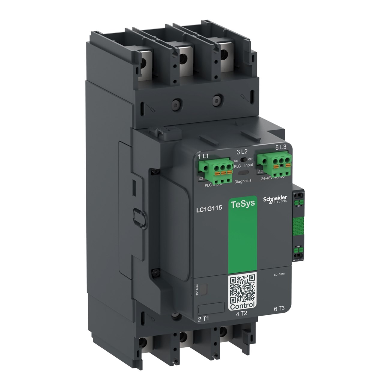 Tesys Giga contactor 3P, Advanced Version Control Voltage 24-48VAC/VDC