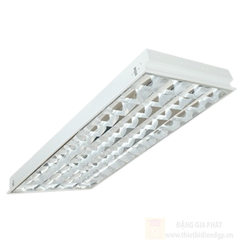 Máng đèn phản quan âm trần 1m2, 4 bóng Led T8