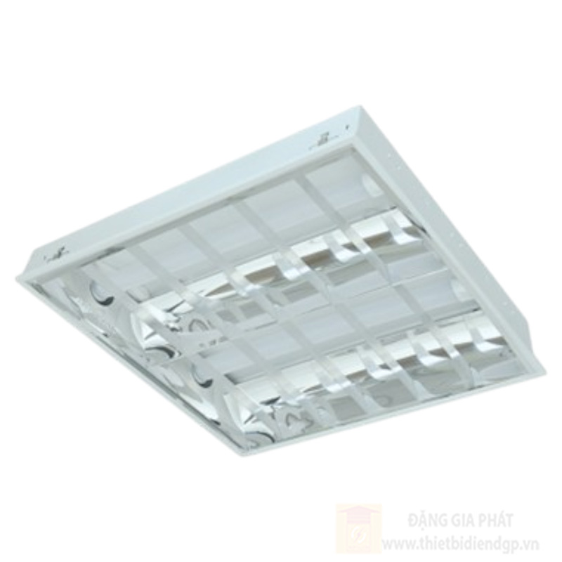 Máng đèn phản quang âm trần 0.6m, 2 bóng Led T8