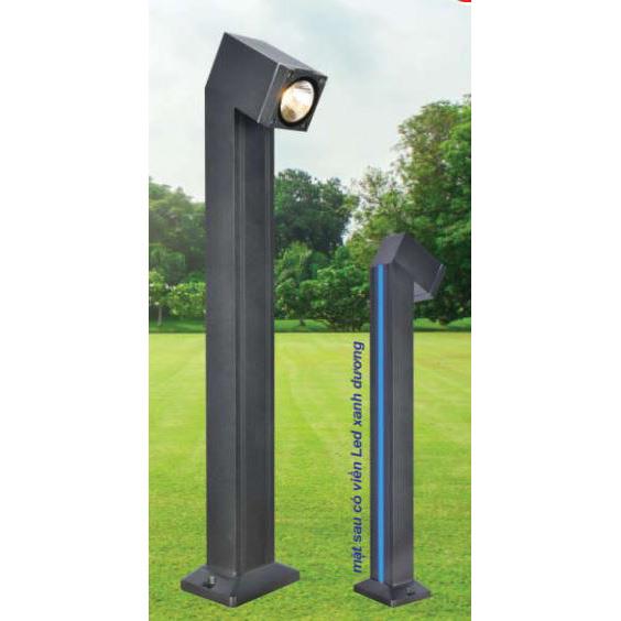 Đèn trụ ngoài trời Led 10W+1W, Ánh Sáng Vàng
