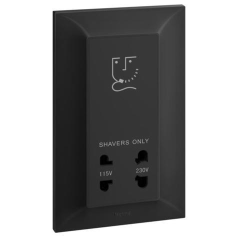 Ổ cắm cạo râu tiêu chuẩn BS 61558, 115/230V - 20 VA - 50/60 Hz