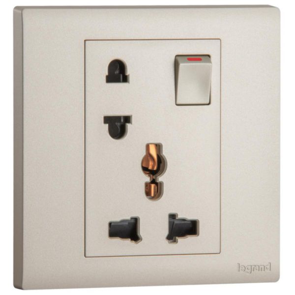 Ổ cắm đơn có công tắc MEC32053CH