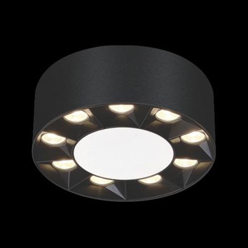 Đèn Lon ốp nổi Ø95 x H59- 4000K + 6000K - 15W Osram 45° vỏ đen