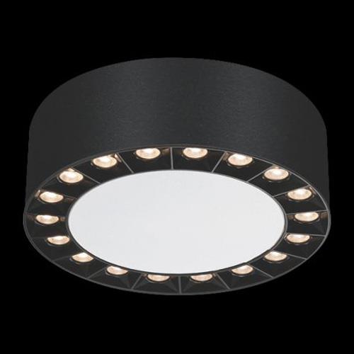 Đèn Lon ốp nổi Ø160 x H69- 4000K + 6000K - 30W Osram 45° vỏ đen