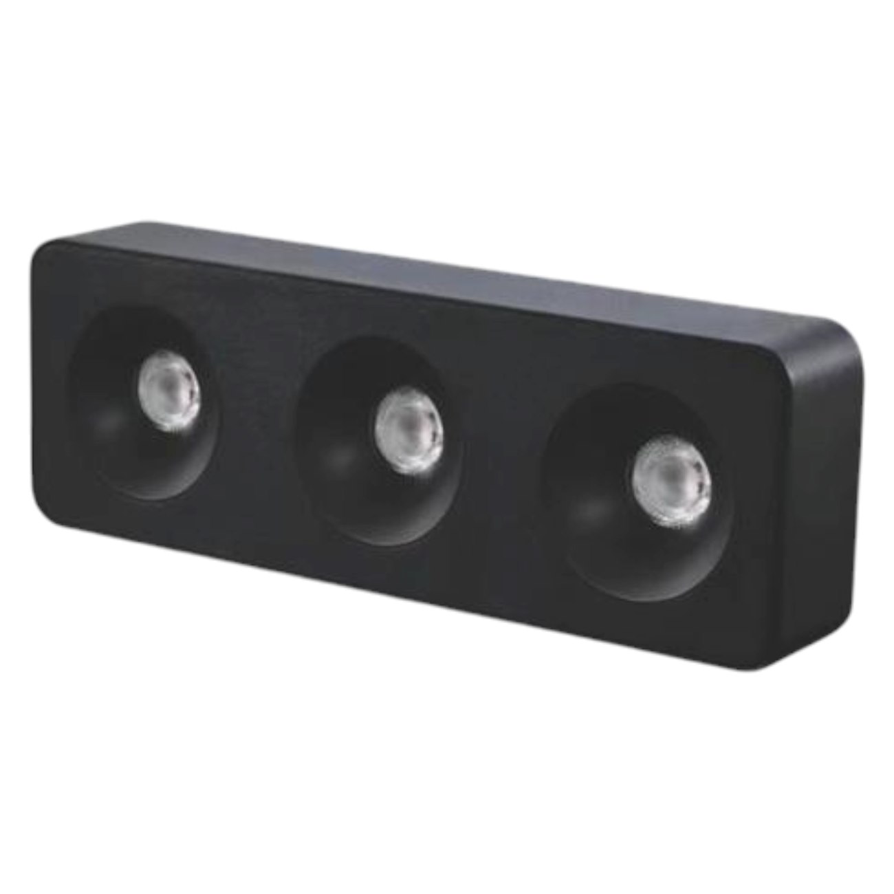 Đèn Lon ốp nổi L325*W115*H60- 3000K+4000K+6500K - 12W*3 Brigelux 24°