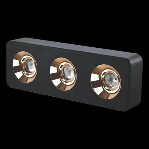 Đèn Lon ốp nổi L325*W115*H60- 3000K+4000K+6500K - 12W*3 Brigelux 24°