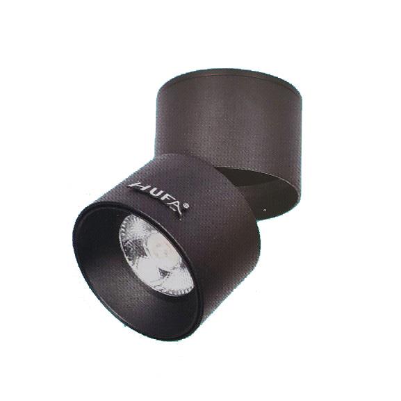 Đèn downlight ốp nổi led Ø75*H100-10W, vỏ màu đen