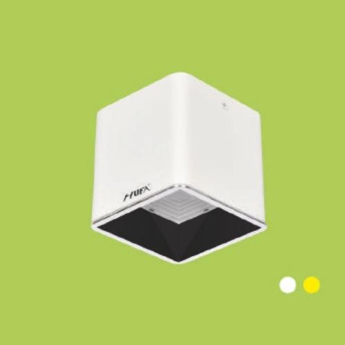 Đèn Downlight Design ốp nổi Hufa màu trắng vuông Ø110*H120 LED 15W