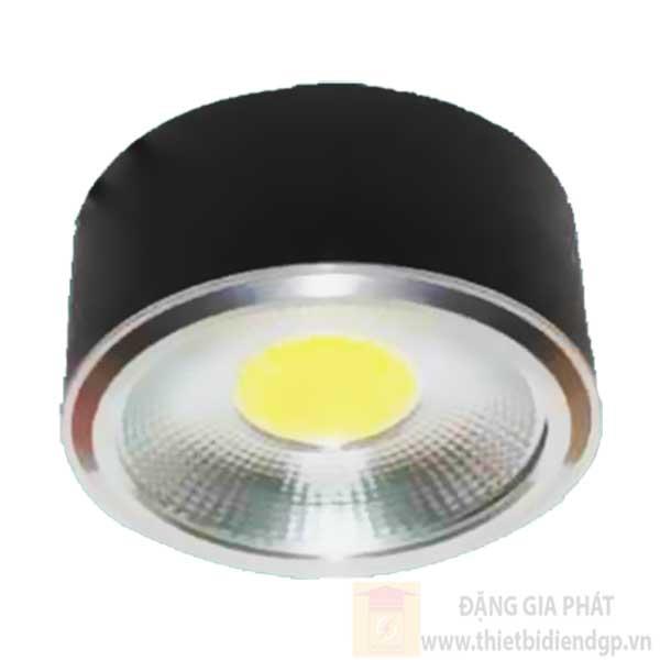 Đèn Panel trụ ốp nổi led COB 10W, Ø120*H60, vỏ đen