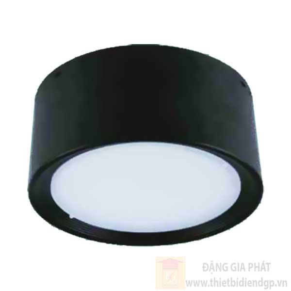 Đèn Panel trụ ốp nổi led SMD 7W, Ø100*H68, vỏ đen
