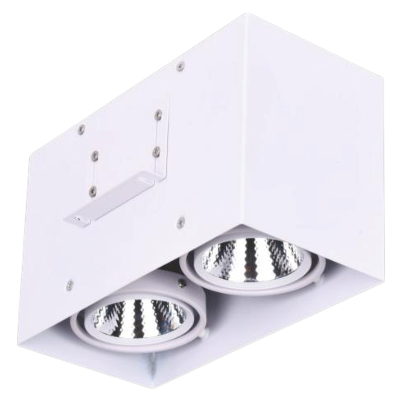 Đèn Lon Nổi L197 x W97 x H140 vỏ trắng