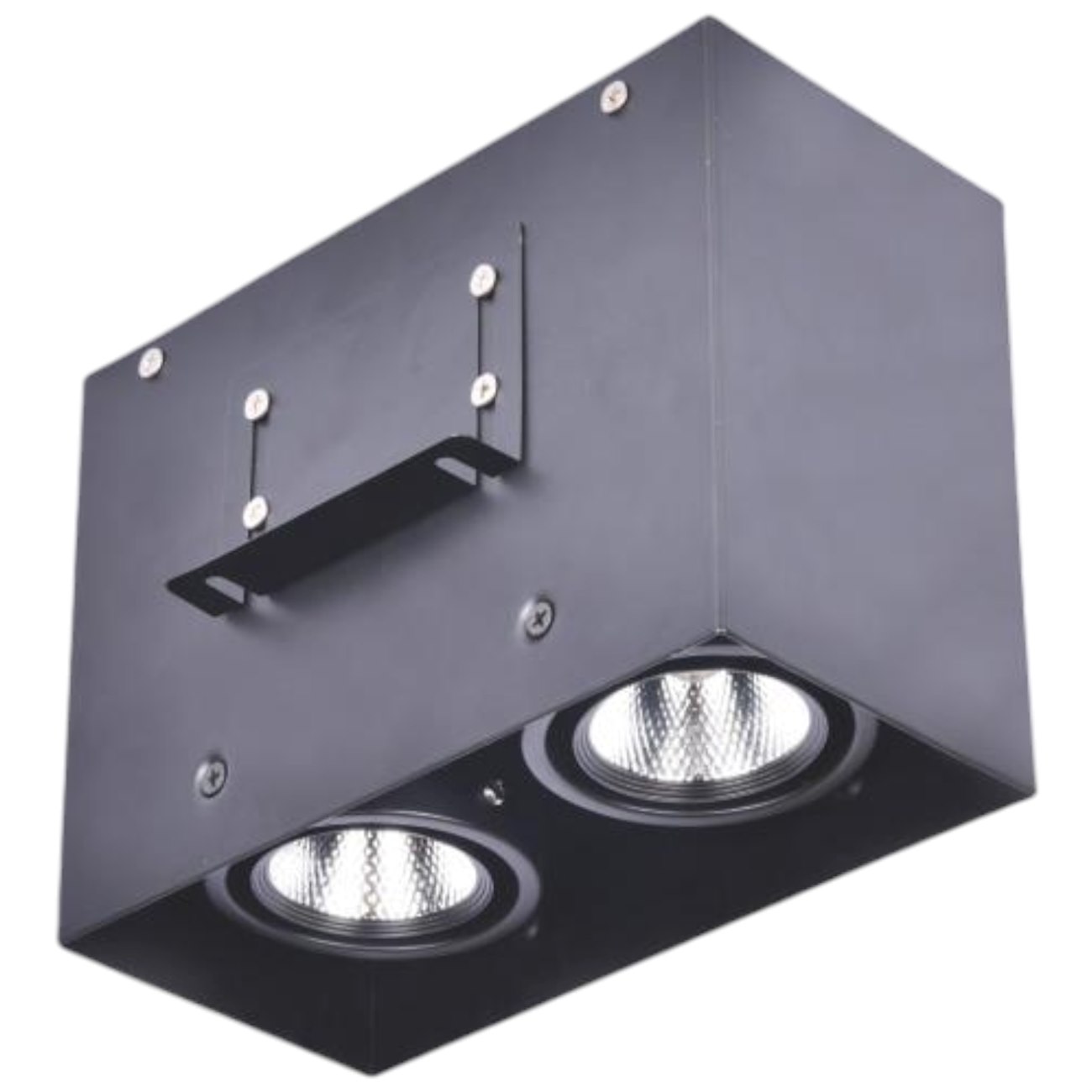 Đèn Lon Nổi L197 x W97 x H140 vỏ đen