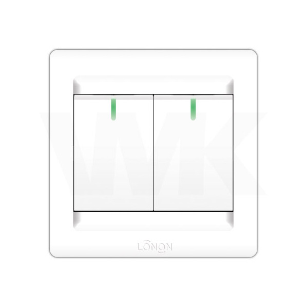 Công tắc đôi 1 chiều 16A/250V