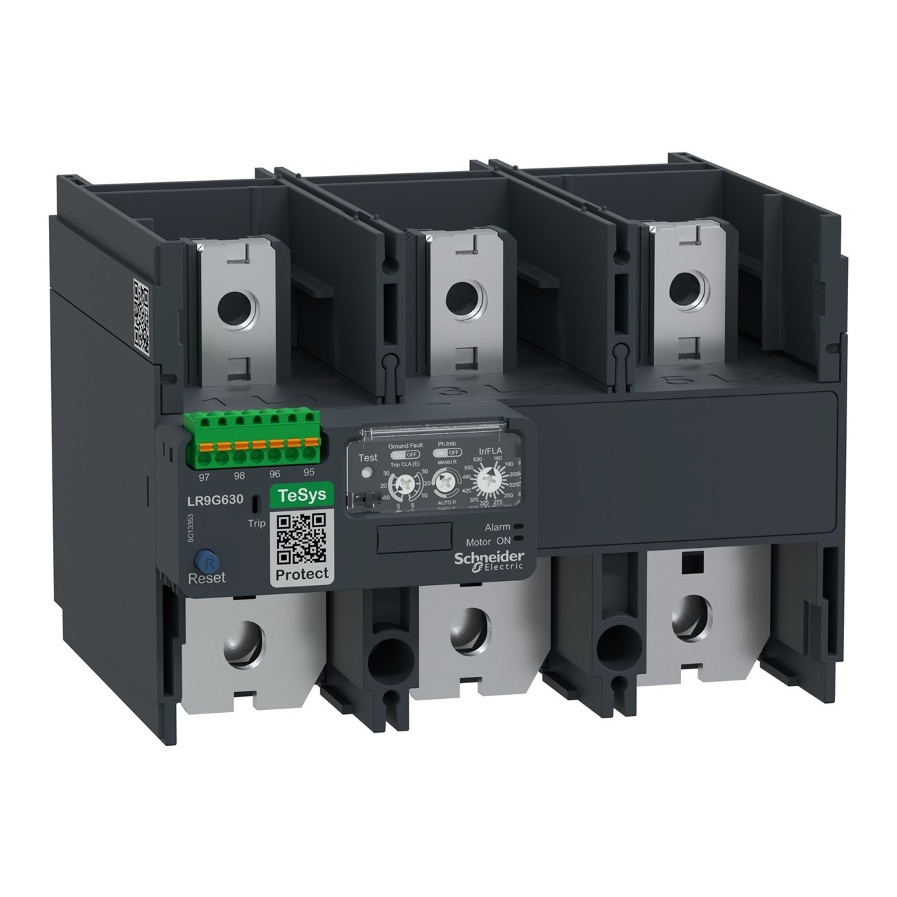 Relay nhiệt điện tử Schneider TeSys Giga,160-630 A,class 5E-30E