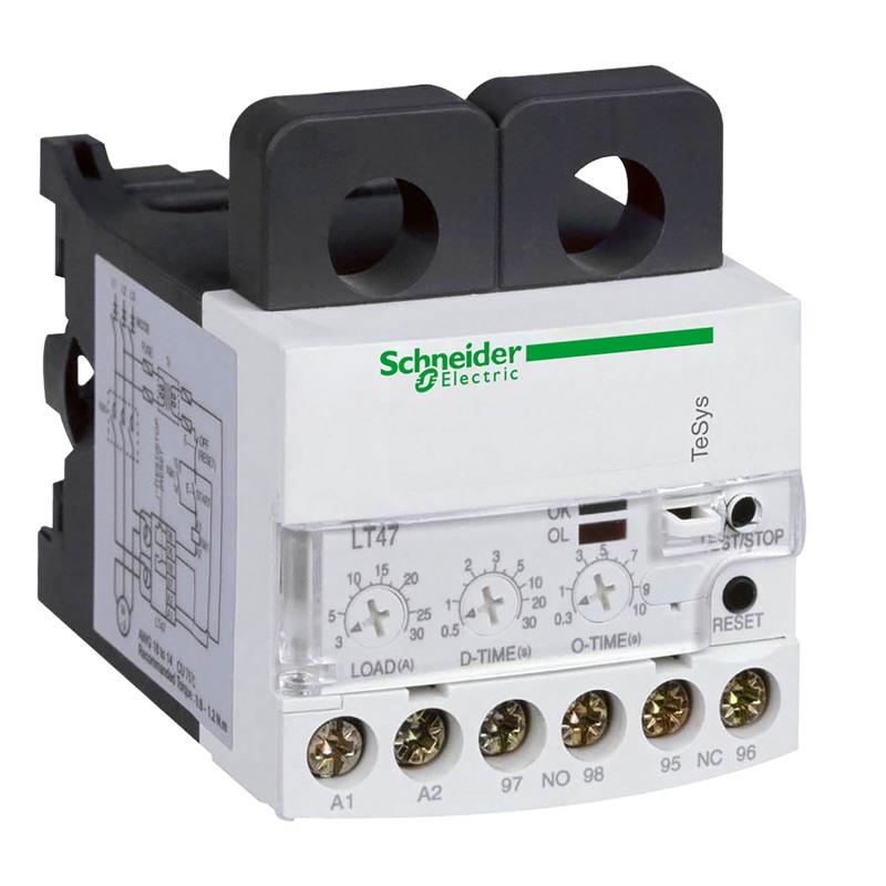 Relay bảo vệ nhiệt điện tử Schneider, reset tự động