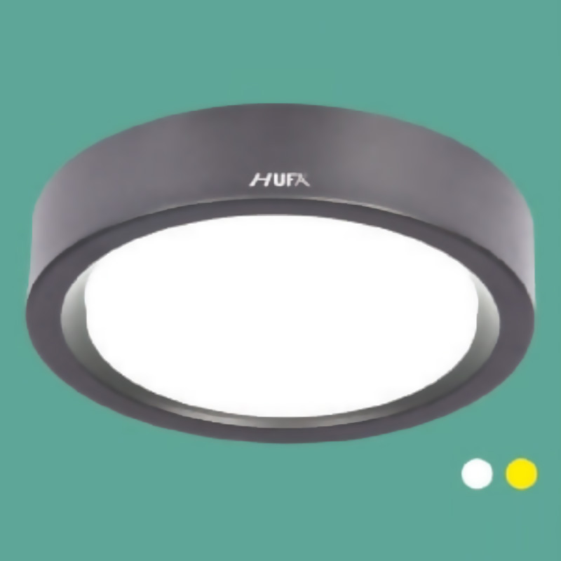 Đèn downlight ốp nổi led HUFA vỏ màu đen