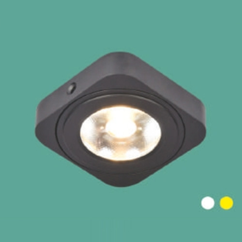 Đèn downlight ốp nổi led Ø70*H16-3W vỏ màu đen