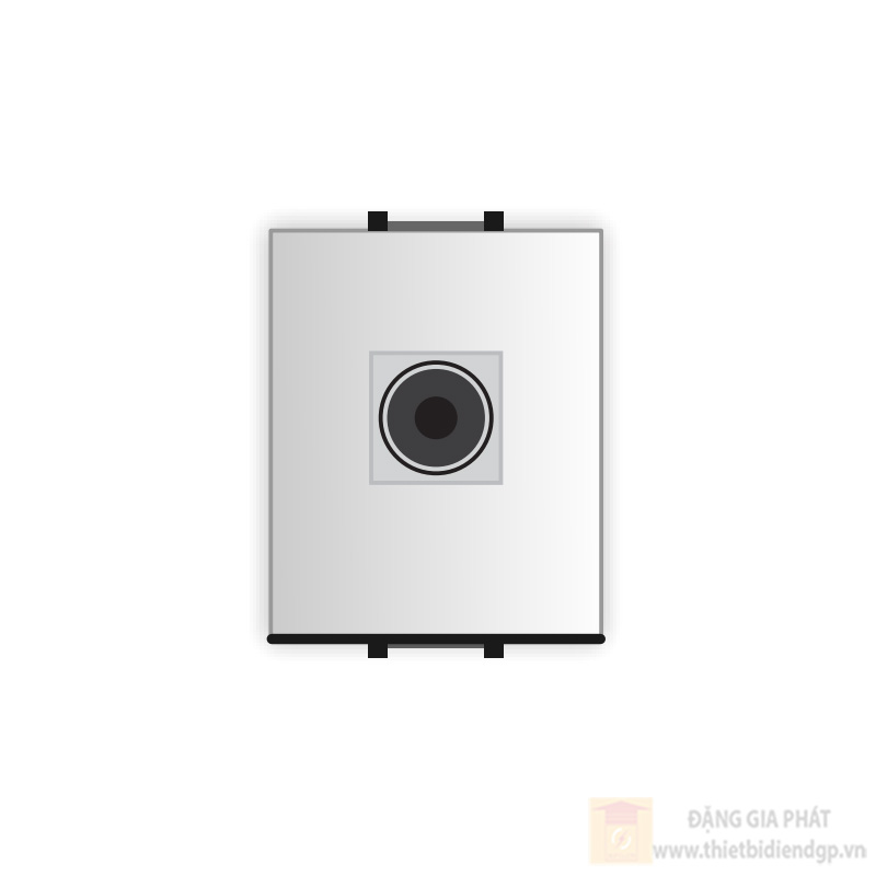 Ổ cắm Tivi 75 Ohm cỡ trung (M) LiOA LXTVM