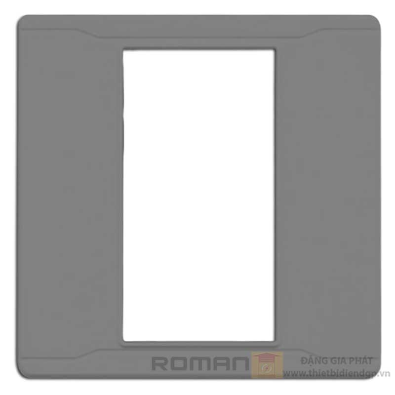 Mặt che 3 lỗ vuông sơn màu ghi xám M3603SQ-G