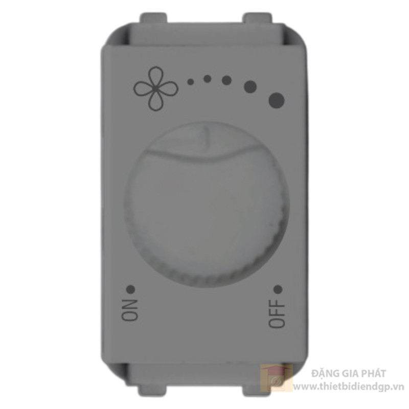 Chiết áp quạt cỡ 1/3 sơn màu ghi xám M3646S-G