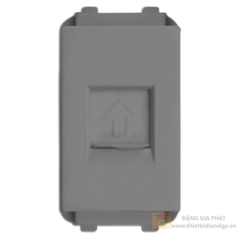 Hạt mạng CAT5 sơn màu ghi xám M3648S-G