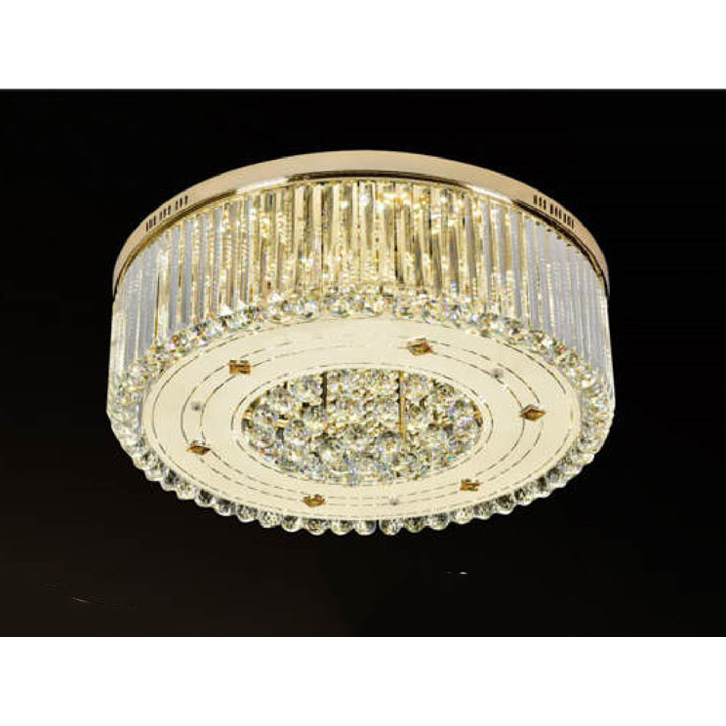 Đèn mâm pha lê Andora Ø600 x H310 LED 3 CĐ + Remote
