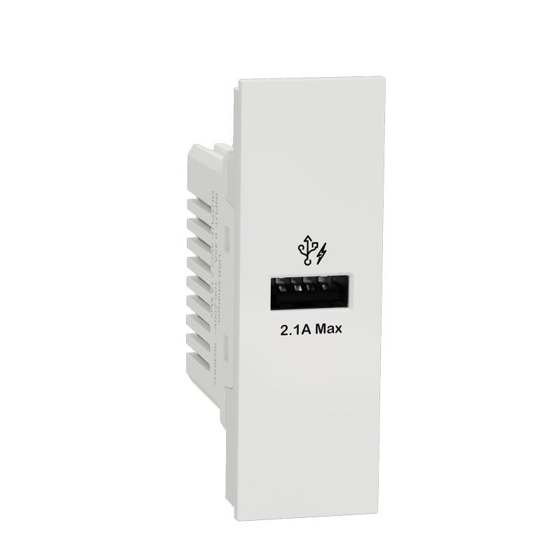 Ổ sạc USB type A, 2.1A, size S