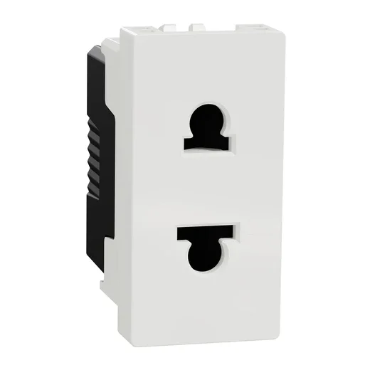 Ổ cắm đơn 2 chấu Miluz E Schneider M3TS426US_WE size S 16A