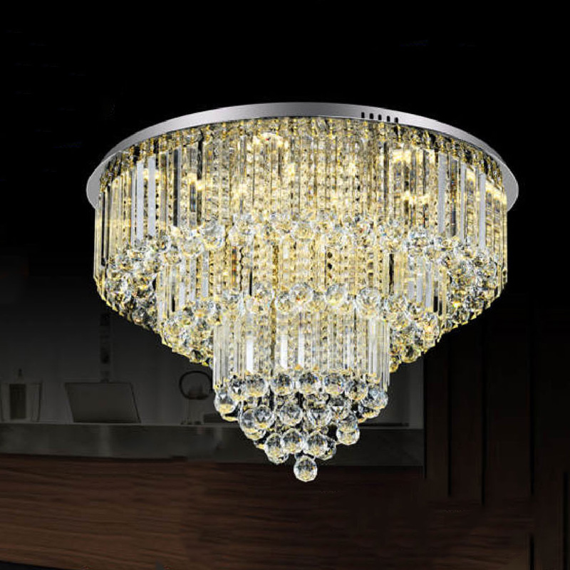 Đèn mâm pha lê Andora Ø800 x H500 - LED 3 CĐ + Remote