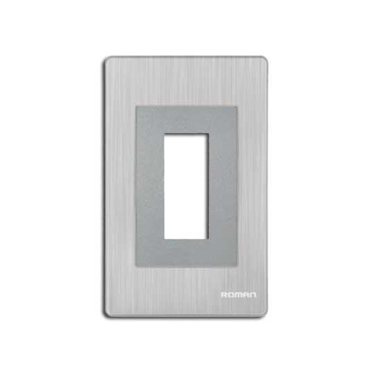 Mặt viền Inox Aptomat đơn